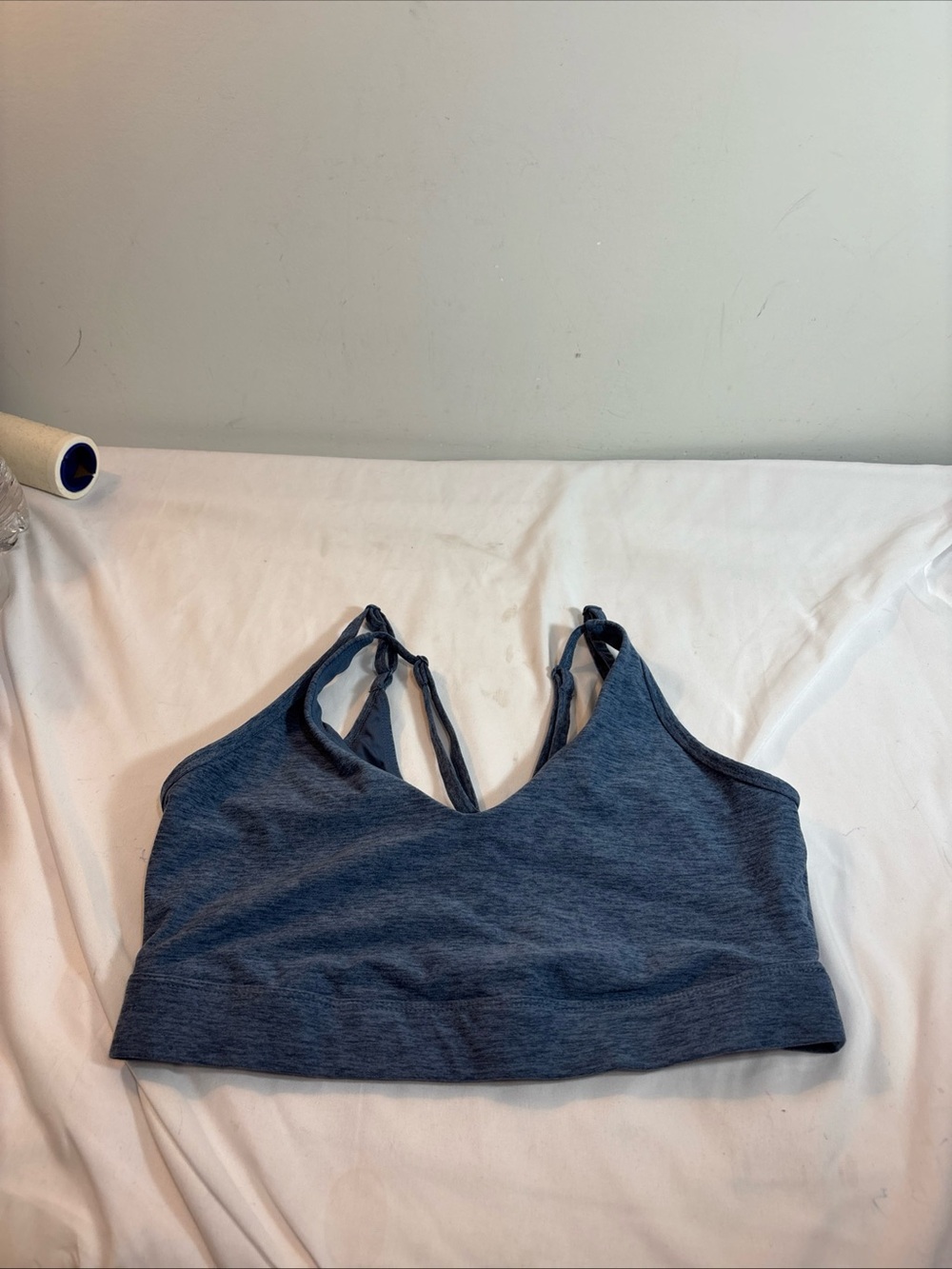 Athletic Women's Blue Strappy Bralette - Comfort Support. 1160